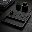 TRIO TRAY Black - 3-in-1 MagSafe Midnight Black Wireless Charger with Apple Watch Support