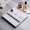 TRIO TRAY White - 3-in-1 MagSafe Rustic White Wireless Charger with Apple Watch Support