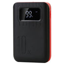 10,000mAh Power Bank Charger with Dual USB Ports, LCD Display & Flashlight