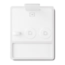 QUAD TRAY White - 4-in-1 MagSafe Rustic White Wireless Charger with iPad Stand Support