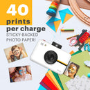 Kodak Step Digital Instant Camera with 10MP Image Sensor, ZINK Zero Ink Technology (White)