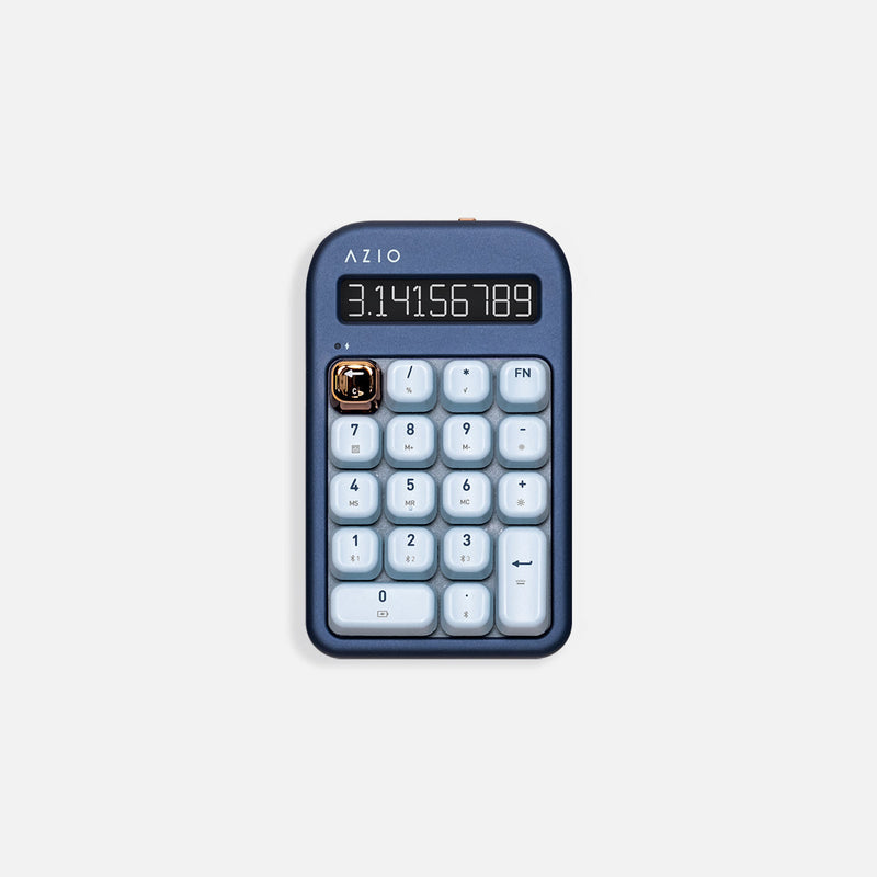 Azio IZO NumPad / Standalone Calculator (Blue Switch)
