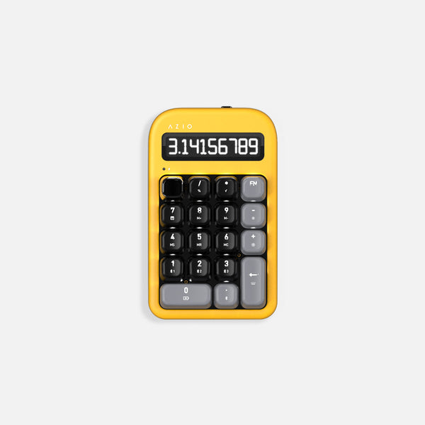 Azio IZO NumPad / Standalone Calculator (Red Switch), Golden Iris