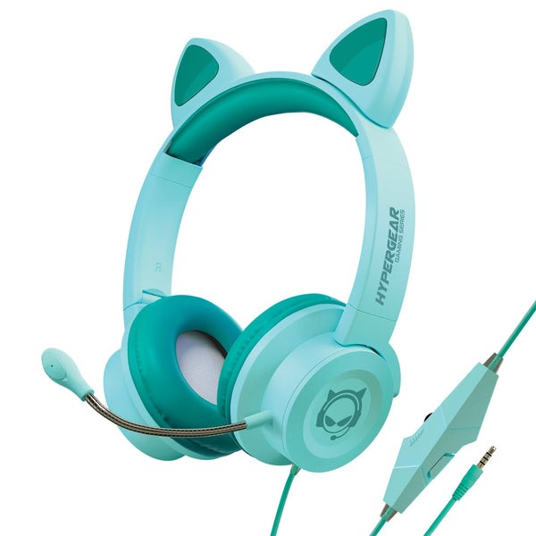 HyperGear Kombat Kitty Gaming Headset Teal