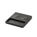 DUO TRAY Black - 2-in-1 MagSafe Midnight Black Wireless Charger with USB-C and A Ports Support