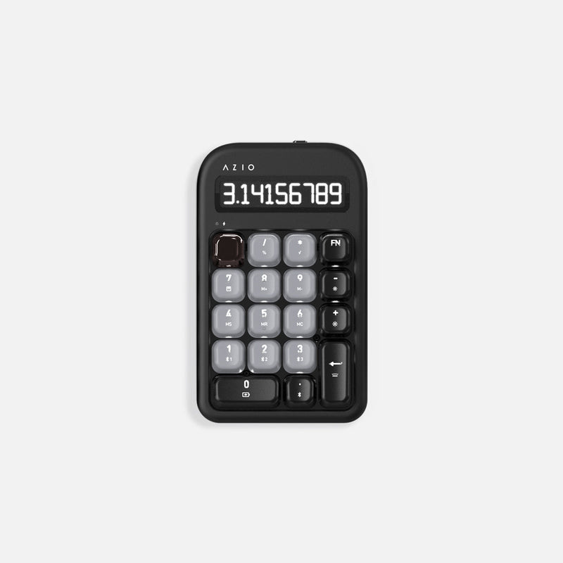 Azio IZO NumPad / Standalone Calculator (Red Switch), Golden Iris