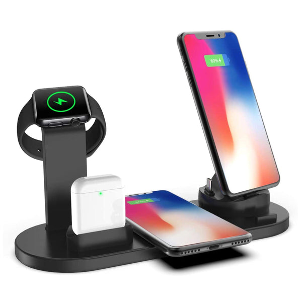 ChargeUp 6-In-1 Wireless Charging Station W/ Watch Charger INCLUDED