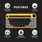 Azio IZO Wireless Keyboard (Red Switch)