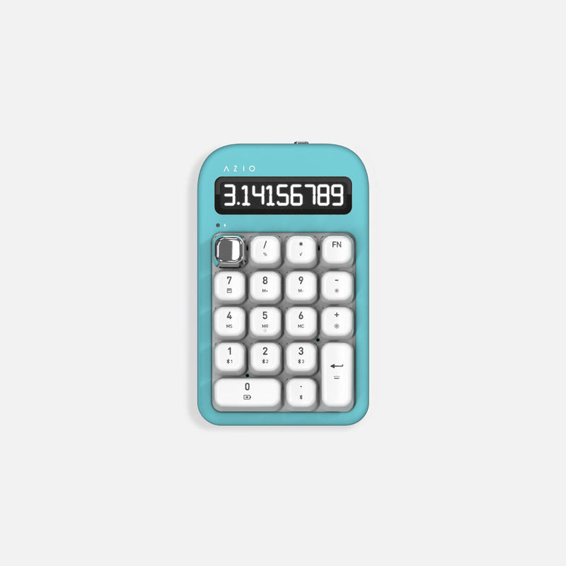Azio IZO NumPad / Standalone Calculator (Red Switch), Golden Iris